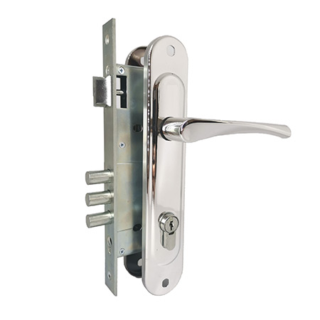 Замок врезной Абсолют ЗВ4-85/07 (Хром-лак)