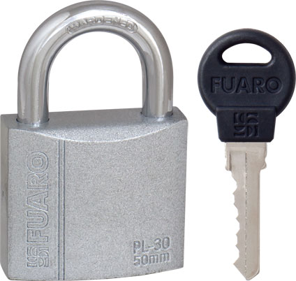 Замок навесной PL-3050 (50 мм) 3 " англ."  кл. БЛИСТЕР