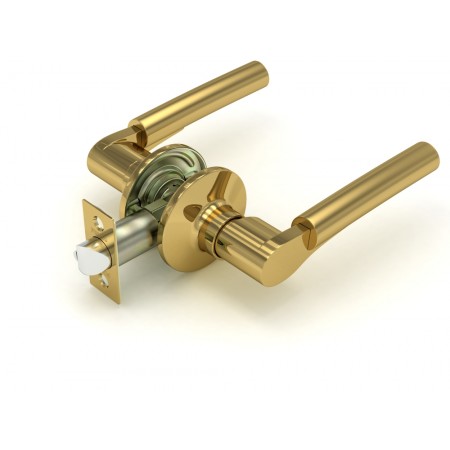 Ручка защелка  883 SBPB-P (мат. золото/золото) без. фик.