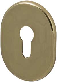 Декоративная накладка под цилиндр ESC 473 GP ЛАТУНЬ