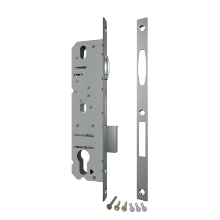 Корпус узкопрофильного замка с роликом 5116-25 CP (хром)