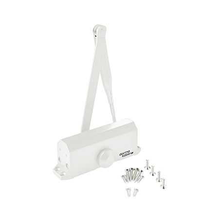 Доводчик TS77 EN3 с рычагом белый