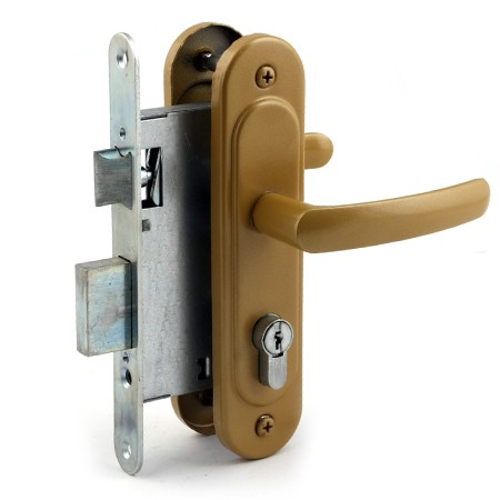 Замок врезной Омега-ЗВ7.02 (золото)