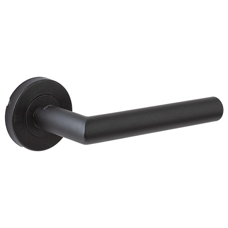 Ручки дверные Apecs H-0204-INOX/201-BLM