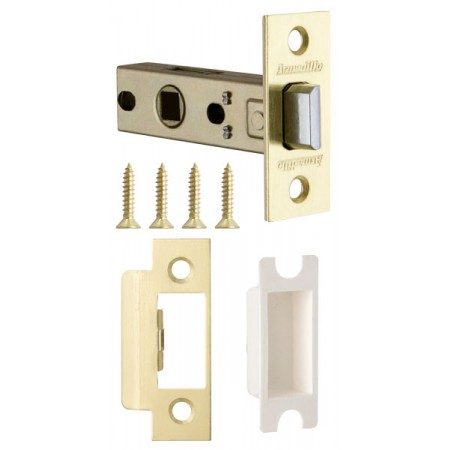 Защелка врезная LH 120-45-25 SG Матовое золото SKIN /прям/