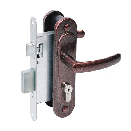 Замок врезной Абсолют ЗВ4.2-08 (Медь)