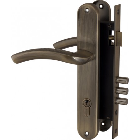 Замок врезной в комплекте с ручкой SET F9013 AB