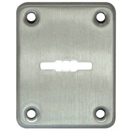 Декоративная накладка ESC082-SN-3 (МАТ НИКЕЛЬ) на сувальдный замок (1шт) (нерж. сталь)