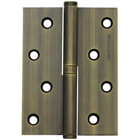 Петля съемная 613-4 100х75х2.5 AB Бронза прав. Box