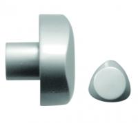 530 082 треугольная вертушка, кноб MAUER никель, латунь, ZAMAC knob