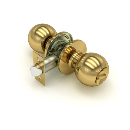 Ручка защелка  672 PB-B (золото) фик.