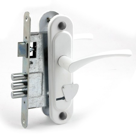 Замок врезной Омега-ЗВ9.1-01(ЗВ9) (белый)