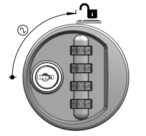 Поверните замок в вертикальное положение Замок открыт (ваш код при этом удаляется) Оставите ваш шкафчик с открытым замком в вертикальной позиции AL для нового пользователя. Поверните замок в вертикальное положение Замок открыт (ваш код при этом удаляется) Оставите ваш шкафчик с открытым замком в вертикальной позиции AL для нового пользователя.