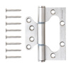 Петля накладная Apecs Infinity 102*80*3-PS2-INOX-SS