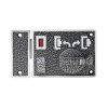 Замок накладной Apecs R06-C-GR (ЗН2-АС)