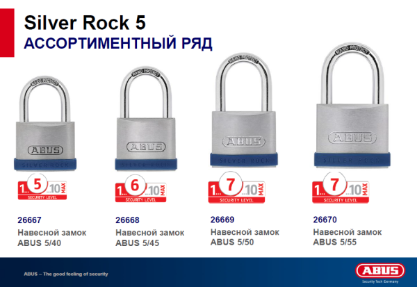 ABUS 5/40 Silver Rock 5