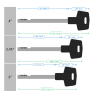 Key INTERGARD La Gard 2218 для 2270 USA