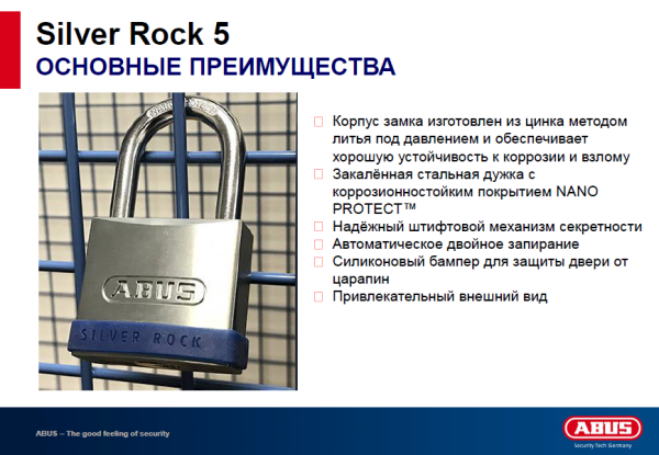 ABUS 5/40 Silver Rock 5