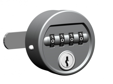 Замок кодовый механический 1402 W & F-LOCKS "One-Timer"