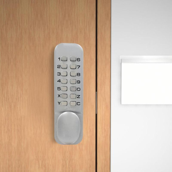 Кодовый механический перекодируемый дверной замок YALE Push Button Door Lock
